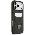 Etui Guess 4G Double Card Triangle do iPhone 17 Pro Max czarny