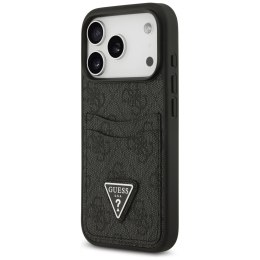 Etui Guess 4G Double Card Triangle do iPhone 17 Pro czarny