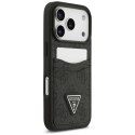 Etui Guess 4G Double Card Triangle do iPhone 17 Pro czarny