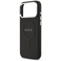 Etui Guess Classic Logo MagSafe do iPhone 17 Pro Max czarny
