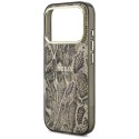 Etui Guess Python Pattern MagSafe do iPhone 17 Pro brązowy