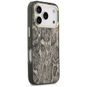 Etui Guess Python Pattern MagSafe do iPhone 17 Pro Max brązowy