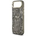 Etui Guess Python Pattern MagSafe do iPhone Air czarny