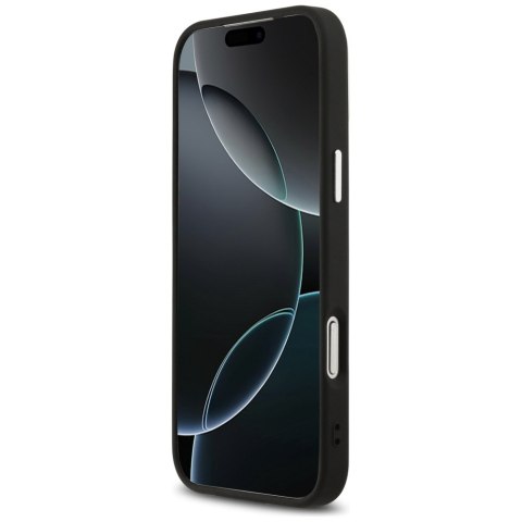 Etui Guess Triangle Logo MagSafe do iPhone 17 Pro czarny