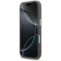 Etui Karl Lagerfeld FW Grained Karl & Choupette Heads Pins & Logo do iPhone 17 Pro szary
