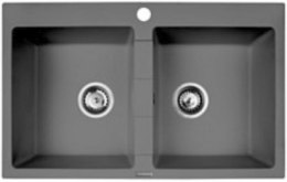 PYRAMIS 070053201 zlewozmywak Zlewozmywak z widocznym frontem Prostokątny Granit