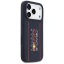 Etui Red Bull Silicone Oversize Vertical Logo MagSafe do iPhone 17 Pro granatowy