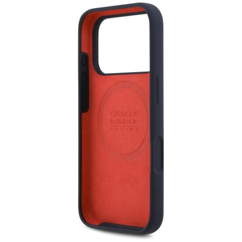Etui Red Bull Silicone Red Ring MagSafe do iPhone 17 Pro granatowy