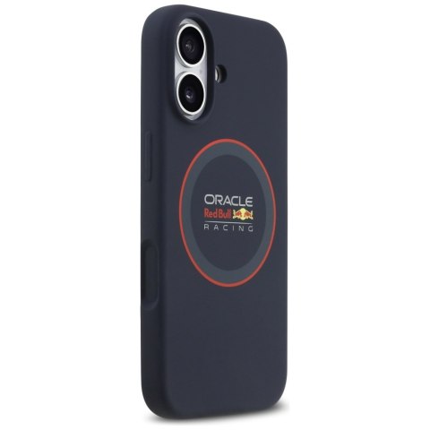 Etui Red Bull Silicone Red Ring MagSafe do iPhone 17 granatowy