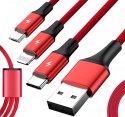Unitek 3-in-1 USB Kabel ładujący C4049RD