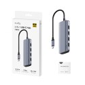CUDY UH500 Hub USB-C 6-IN-1 z HDMI 4K