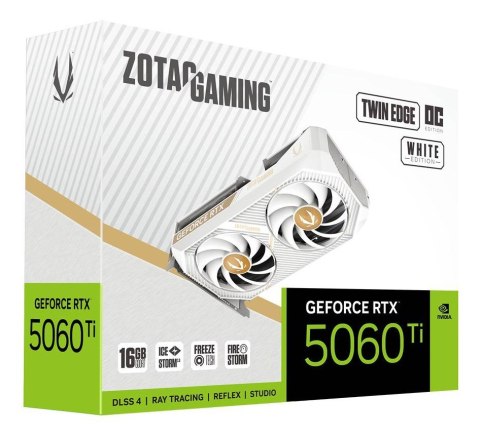 Karta graficzna ZOTAC GAMING GeForce RTX 5060 Ti Twin Edge OC White