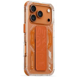Etui Skinarma Helio do iPhone 17 Pro Magnetic Charging + Grip Stand pomarańczowy