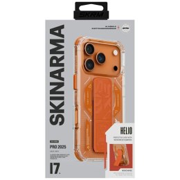Etui Skinarma Helio do iPhone 17 Pro Magnetic Charging + Grip Stand pomarańczowy