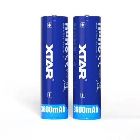 XTAR AKUMULATOR 18650 3,6V 3600MAH LI-ION Z ZABEZPIECZENIEM 18650-3600