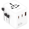 Adapter podróżny 4smarts Nomad GaN 20W 2C+1A biały