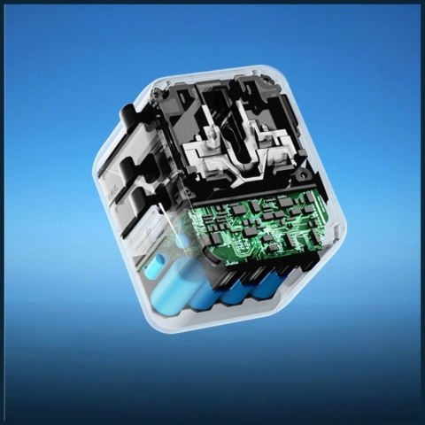 Adapter podróżny 4smarts Nomad GaN 20W 2C+1A biały