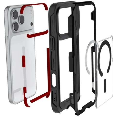 Etui Ghostek Atomic Slim MagSafe do iPhone 17 Pro Max czarny