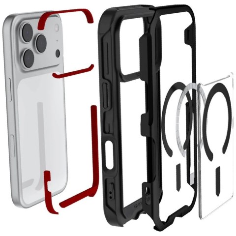 Etui Ghostek Atomic Slim MagSafe do iPhone 17 Pro czarny