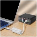 Kabel 4smarts spiralny USB-C do USB-C 240W biały