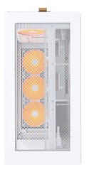 Obudowa PC Montech HS02 PRO, Midi-Tower, ATX, Szkło hartowane, ARGB - biała