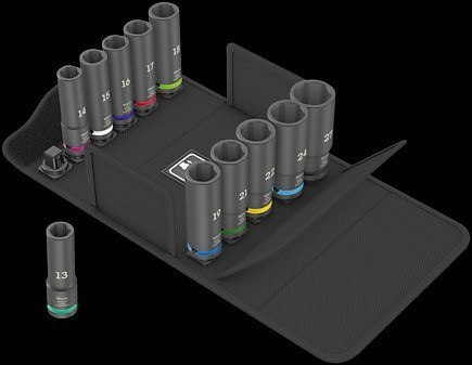 Zestaw kluczy nasadowych Impaktor DEEP Set 1, 11-częściowy