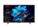 Telewizor TCL 4K QLED 55T69C 55 Smart TV Google TV UHD Czarny