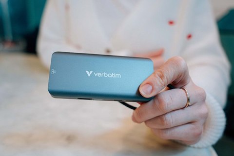 USB-C Hub wieloportowy 6-port, 32157, szary, długość kabla 18,8 cm, Verbatim, USB-C PD, USB-A 3.2 Gen 1, USB-A 2.0, SD a microSD