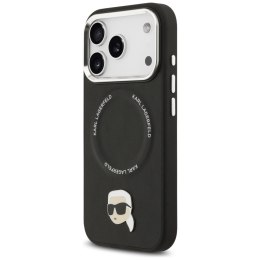 Etui Karl Lagerfeld Karl Pin MagSafe do iPhone 17 Pro czarny