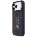 Etui Red Bull Silicone Oversize Vertical Logo MagSafe do iPhone 17 Pro Max granatowy