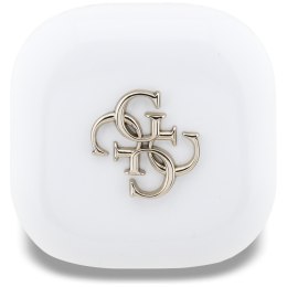 Słuchawki TWS Guess 4G Metal Logo biały