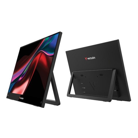 Verbatim monitor przenośny, Touch Monitor LIGHT, 14", Full HD (1920x1080), 60Hz, czarny