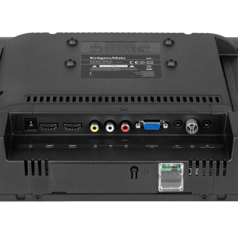 Telewizor Kruger&Matz 24" HD DVB-T2 H.265 HEVC 230/12V