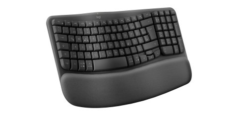 Logitech 920-012327 klawiatura Biuro RF Wireless + Bluetooth QWERTZ Niemiecki Grafitowy