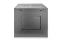 Szafa sieciowa wisząca DYNAmic 19" 9U rack 600x600, drzwi szyba, czarny, niedzielona, złożona, 60kg