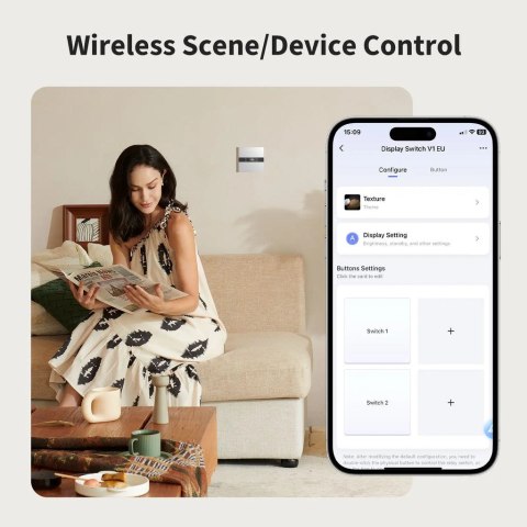 Przełącznik wyświetlacza Aqara V1