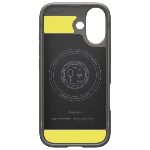 Etui Spigen Rugged Armor Mag MagSafe do iPhone 17 szary
