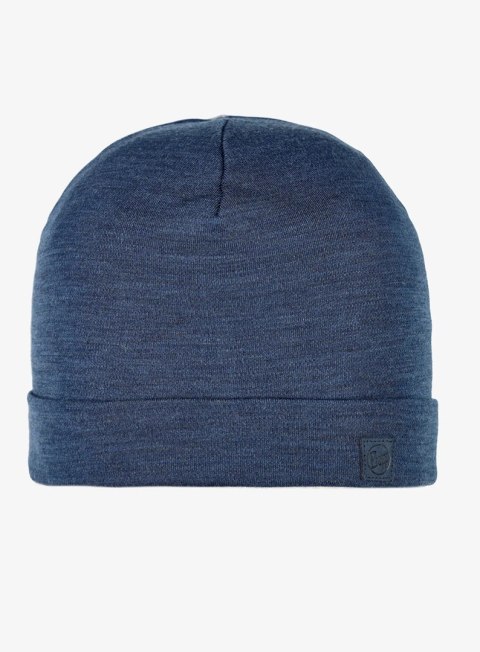 Czapka Buff Merino Heavyweight, solid indigo