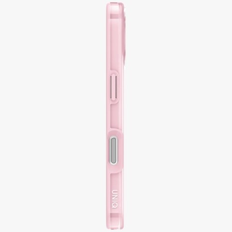 Etui UNIQ Clario do iPhone 17 Magclick Charging różowy