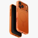 Etui UNIQ Clario do iPhone 17 Pro Max Magclick Charging pomarańczowy