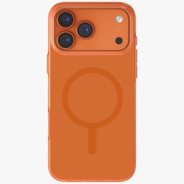 Etui UNIQ Clario do iPhone 17 Pro Max Magclick Charging pomarańczowy