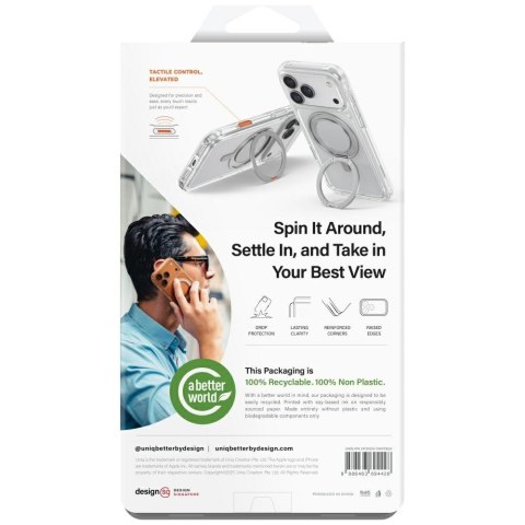 Etui UNIQ Swivix do iPhone 17 Pro 360 Rotating Kickstand czarny