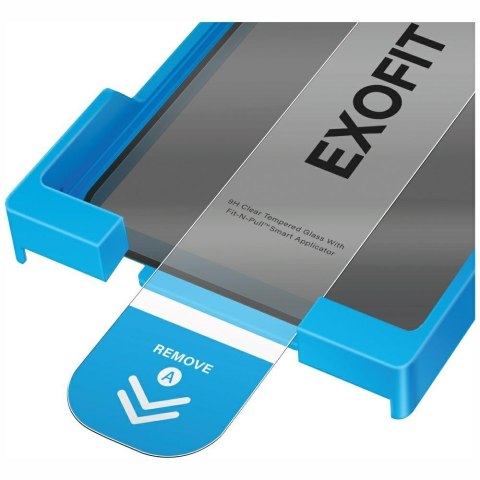 Szkło hartowane UNIQ Optix Exofit Privacy do iPhone 17 Pro Max prywatyzujące z aplikatorem