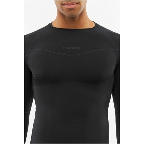 Komplet bielizny termoaktywnej męskiej VIKING Gary Bamboo rozmiar L, czarny