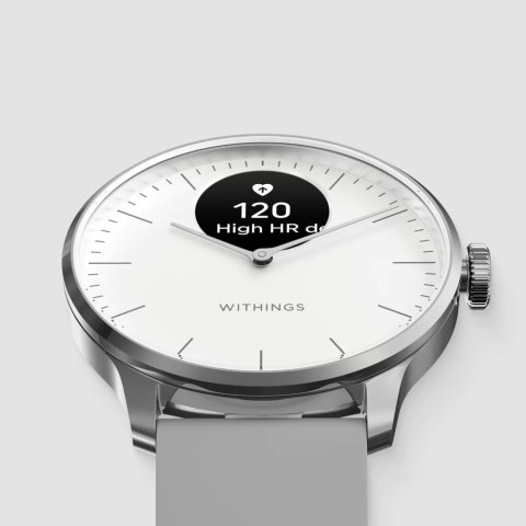 Zegarek Withings ScanWatch Light OLED 37 mm Hybrydowy Złoty