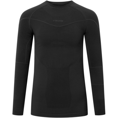 Koszulka termoaktywna męska z długim rękawem VIKING Gary Bamboo rozmiar L, czarna