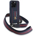 Red Bull RBHMP16X24SISOLRV iPhone 16 Pro Max 6.9" hardcase Silicone Strap and Vertical Logo MagSafe granatowy