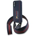 Red Bull RBHMP16S24SISOLRV iPhone 16 6.1" hardcase Silicone Strap and Vertical Logo MagSafe granatowy