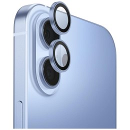 Szkło na obiektyw aparatu UNIQ Optix Aluminium Camera Lens Protector do iPhone 17 z aplikatorem niebieski