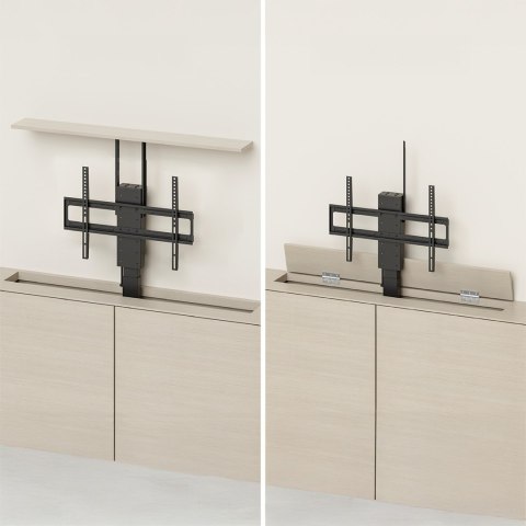 MACLEAN UCHWYT ELEKTRYCZNY SUFITOWO-PODŁOGOWY, WYSUWANY, 43''-88'', VESA 600X400, MAX 60KG, 100-240V AC,50/60HZ; MC-125